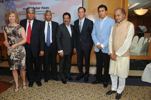 Vijay Kalantri and Kamal Morarka honouring Mr. Peter & Mrs. Amy Haas(Hon. counsul General of USA) hosted with a reception dinner