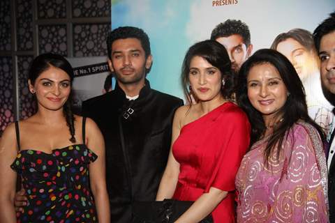 Sagarika, Neeru, Chirag and Poonam at premiere of 'Miley Naa Miley Hum' at Cinemax