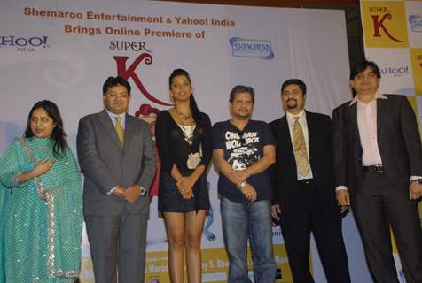 Mugdha Godse at Super K animation film launch for Yahoo.in at JW Marriott. .