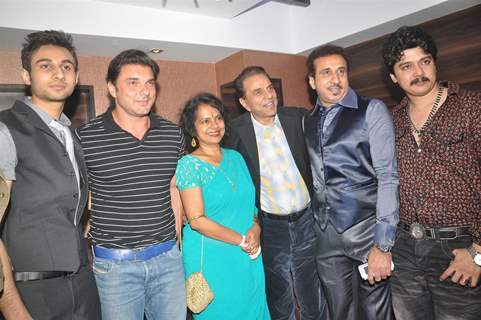 Sohail Khan and Dharmendra at Parvez Lakdawala's party