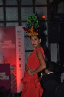 Models walk the ramp for Feme Fashions hosted by Suzanne Roshan