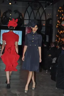 Models walk the ramp for Feme Fashions hosted by Suzanne Roshan