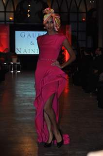 Models walk the ramp for Feme Fashions hosted by Suzanne Roshan