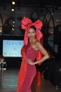 Models walk the ramp for Feme Fashions hosted by Suzanne Roshan