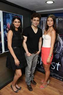 Shiney Ahuja with Sayali Bhagat promotes his film 'Ghost' in Andheri