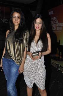 Riya Sen and Raima Sen grace the Mumbai London Advertising Forum 2011 at Vie Lounge