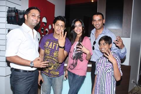 Hrishita Bhatt and Shubh promotes their film 'Shakal Pe Mat Ja' at the Provogue Lounge