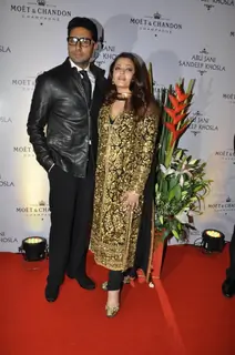 Abhishek and Aishwarya Bachchan grace Abu Jani and Sandeep Khosla's 25th year bash at the Grand Hyatt, Mumbai