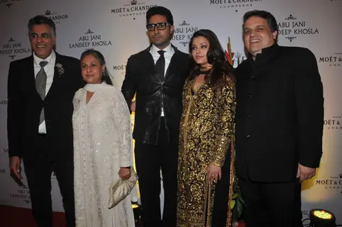 Jaya, Abhishek and Aishwarya Bachchan grace Abu Jani and Sandeep Khosla's 25th year bash at Hyatt