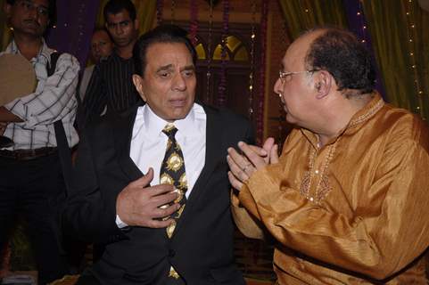 Dharmendra on the sets of TV serial 'Preeto' at Powai in Mumbai