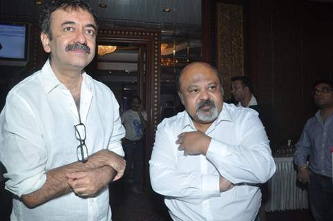 Rajkumar Hirani and Saurabh Shukla at 'Pappu Can't Dance Saala' music launch at Sea Princess