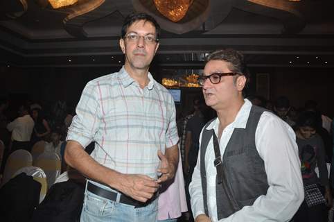 Rajat Kapoor and Vinay Pathak at 'Pappu Can't Dance Saala' music launch at Sea Princess