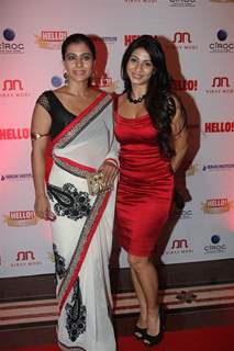 Kajol Devgn and Tanisha Mukherjee at Hello! Hall of Fame Awards 2011