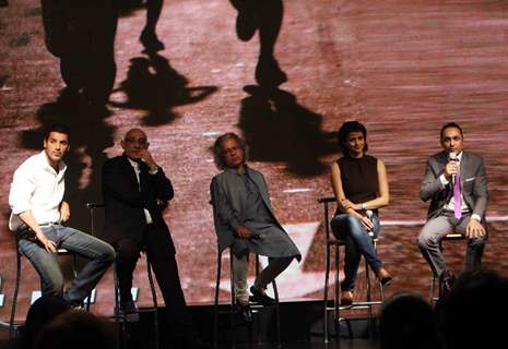 John Abraham, Rahul Bose and Gul Panag during the launch of book ‘The Possible Dream’ in Mumbai