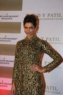 Deepika Padukone at DY Patil Annual Achiever's Awards at Hotel Taj Lands End in Bandra, Mumbai