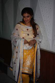 Raveena Tandon spotted at the Children's Day celebrations at Mehboob Studio