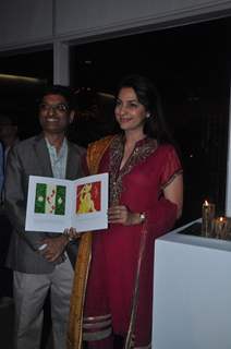 Juhi Chawla inaugurate Painting exhibhition by Bharat Tripathi at Museum Art Gallery