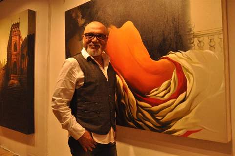 Painting exhibhition by artist Sudip Roy at Jehangir Art Gallery