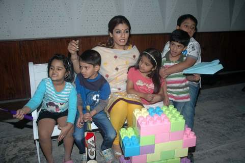 Raveena at children's day celebrations at Mehboob. .