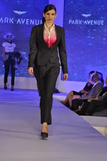 Model walks the ramp for Park Avenue new collection launch