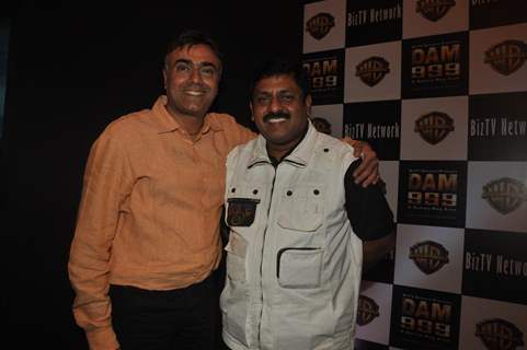 Director Sohan Roy with Rajit Kapoor at press meet of 3D movie 'Dam 999' in Mumbai
