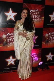 Rekha at Super Star Awards in Yashraj