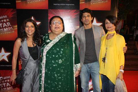 Farhan Akhtar at Super Star Awards in Yashraj