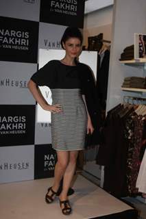 Celebs at Nargis Fakhri announced as Van Heusen's brand ambassador