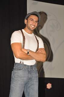 Ranveer Singh during the launched of Vikramaditya Motwane film 'Lootera' at Yash Raj Studio