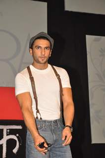 Ranveer Singh during the launched of Vikramaditya Motwane film 'Lootera' at Yash Raj Studio