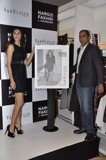 Nargis Fakhri is Van Heusen Brand Ambassador at Mumbai Photo