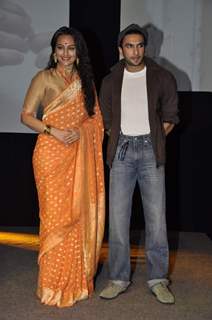 Ranveer Singh and Sonakshi Sinha at the launch of movie Lootera at Yashraj Studio in Mumbai