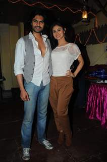 Gaurav Chopra and Mouni Roy at Tanaaz Irani hosts a surprise party for her husband Bakhtiyaar Irani