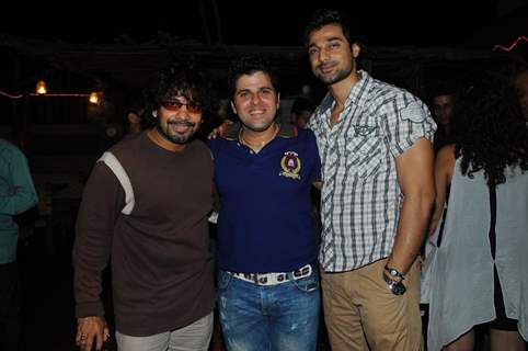 Hanif Hilal and Longines Fernandes with Bakhtiyaar Irani surprise party