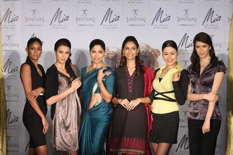 Models on the ramp at Jewellery brand 'Tanishq' new product range launch in Andheri, Mumbai