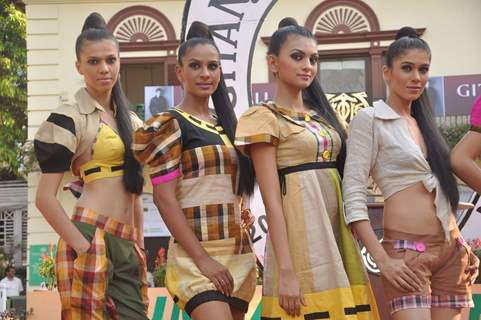 Models at The Dirty Picture Race at Mahalaxmi Race Course in Mumbai