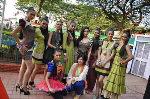 Models at Gitanjali Juvenile Million Race at Mahalaxmi Race Course in Mumbai