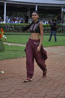 Model at Gitanjali Juvenile Million Race at Mahalaxmi Race Course in Mumbai