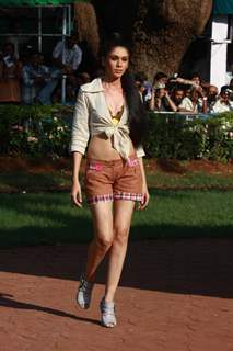 Model at Gitanjali Juvenile Million Race at Mahalaxmi Race Course in Mumbai