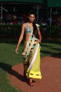 Model at Gitanjali Juvenile Million Race at Mahalaxmi Race Course in Mumbai