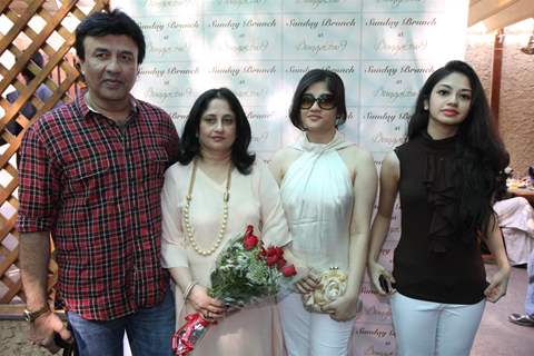 Anu Malik with wife and daughter grace Sunday Brunch at Bungalow 9 in Mumbai