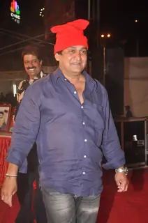 Mahesh Manjrekar at MNS Koli festival at Mahim