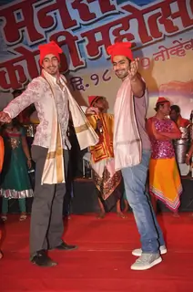 Ashmit Patel at MNS Koli festival at Mahim