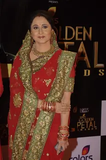 Nishigandha Wad at Golden Petal Awards By Colors in Filmcity, Mumbai