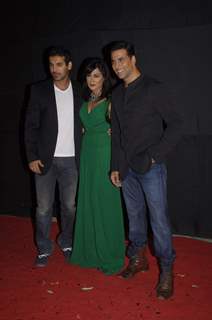 Akshay Kumar, Chitrangada and John Abraham at Golden Petal Awards at Filmcity