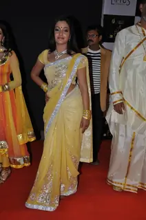 Shubhangi Atre Poorey at Red Carpet of Golden Petal Awards By Colors in Filmcity, Mumbai