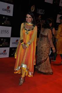 Wasna Ahmed at Red Carpet of Golden Petal Awards By Colors in Filmcity, Mumbai