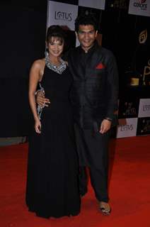 Aashka Goradia at Red Carpet of Golden Petal Awards By Colors in Filmcity, Mumbai