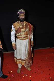 Milind Gunaji at Red Carpet of Golden Petal Awards By Colors in Filmcity, Mumbai