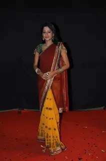 Anjum Farooqi at Red Carpet of Golden Petal Awards By Colors in Filmcity, Mumbai